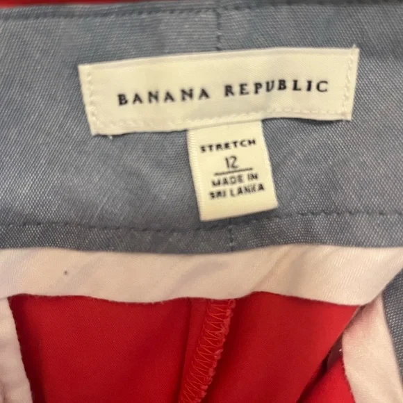 Banana Republic Red Chino Pants - Picture 3 of 7